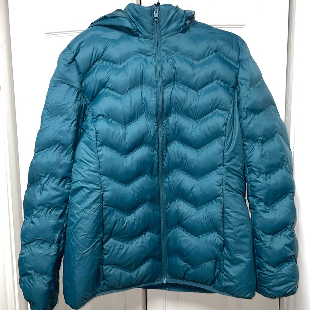 Teal Puffer Jacket